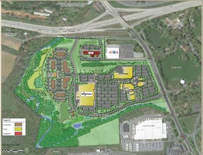 Site Plan for The Crossings at Conestoga Creek