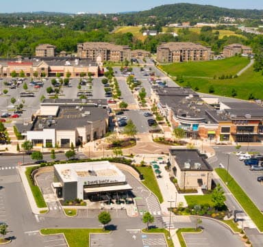 Drone photo of Crossings 